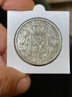België 5 francs 1875, Ophalen of Verzenden, België, Losse munt, Zilver