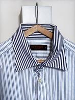 Overhemd / ETRO / Italy / Gestreept / Lange mouw / 43, Blauw, Zo goed als nieuw, ETRO, Halswijdte 39/40 (M)
