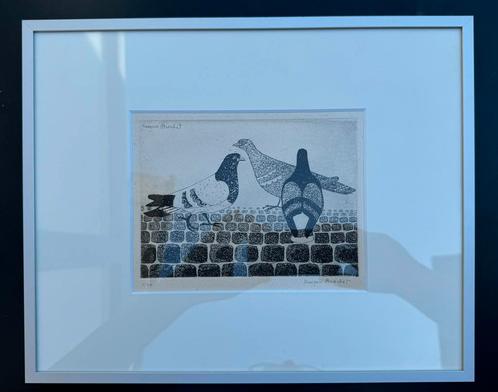 Ets Francois Brochet 2/30 gesigneerd., Antiek en Kunst, Kunst | Etsen en Gravures, Ophalen of Verzenden