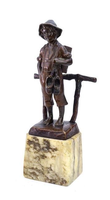bronzen sculptuur Spiro Schwalenberg beschikbaar voor biedingen
