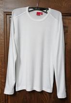 Witte T-shirt met ronde hals en lange mouwen van Esprit, S, Ophalen of Verzenden, Zo goed als nieuw