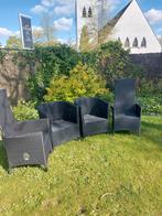 2 chaises de jardin fixes et 2 réglables, Jardin & Terrasse, Chaises de jardin, Utilisé, Enlèvement ou Envoi