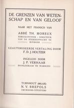 De grenzen van wetenschap en van geloof Abbé Th. Moreux, Enlèvement ou Envoi