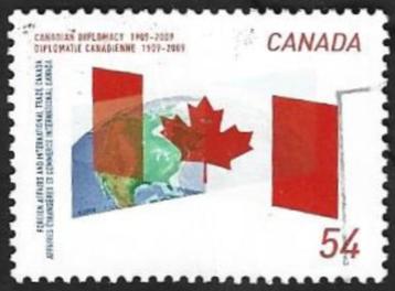 1 Postzegel Canada 2009 Ministerie van Buitenlandse zaken beschikbaar voor biedingen
