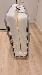 plooibed   grijs metaal, Ophalen, Eenpersoons, 190 cm of minder, Zo goed als nieuw