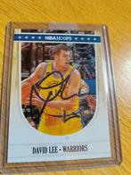 NBA Hoops Golden State Warriors David Lee gesigneerd kaartje, Comme neuf, Affiche, Image ou Autocollant, Enlèvement ou Envoi