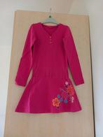Donkerroze kleedje met bloemen maat 122/128, als nieuw, Kinderen en Baby's, Kinderkleding | Maat 122, Ophalen of Verzenden, Zo goed als nieuw