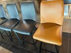 Barstoelen, Huis en Inrichting, Barkrukken, Ophalen, Draaibaar, 60 tot 90 cm, Leer