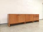 Vintage design dressoir Cees Braakman voor Pastoe, Huis en Inrichting, Ophalen, Eikenhout, 200 cm of meer, 25 tot 50 cm