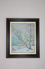 Peinture de paysage enneigé, Enlèvement