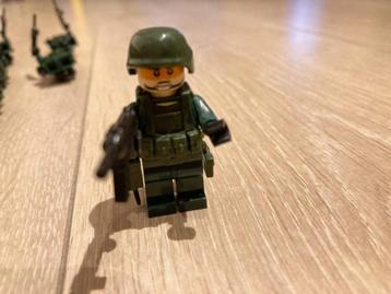 15 figurines soldats style Lego