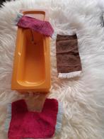 Geel (oranje) bad met matten van Sindy, Sanitair, Gebruikt, Ophalen of Verzenden