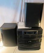 Excellente chaîne stéréo d'Akai avec 2 haut-parleurs, Enlèvement, Comme neuf, Deck cassettes ou Lecteur-enregistreur de cassettes