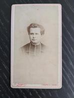 Leuke oude franse fotokaart / CDV priester, Gebruikt, Ophalen of Verzenden, Foto, Voor 1940