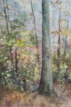FERNAND VERHAEGEN - ORIGINELE AQUAREL, Antiek en Kunst, Kunst | Schilderijen | Klassiek, Ophalen of Verzenden