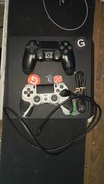 Ps 4 slim + 2 controllers wel stick drift bijde, Games en Spelcomputers, Spelcomputers | Sony PlayStation 4, Ophalen, Met 2 controllers