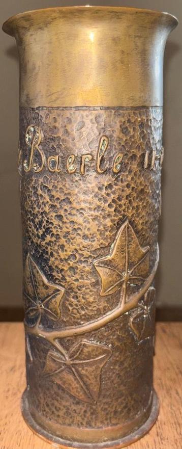 Te koop obus,’trench art’,WO 1 beschikbaar voor biedingen