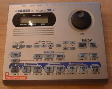 Boite à Rythme BOSS DR3, Musique & Instruments, Batteries électroniques, Enlèvement ou Envoi, Utilisé, Boss