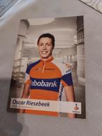 Wielerkaart : Oscar Riesebeek / Rabobank, Verzenden, Zo goed als nieuw, Poster, Plaatje of Sticker