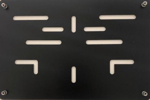 Support-plaque noir format 21x14 cm, Autos : Pièces & Accessoires, Autres pièces automobiles, Alfa Romeo, Pièces américaines, Audi
