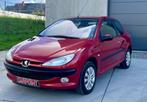 Peugeot 206 - 1.4 benz - 83 000km -AUTOMATIC, Auto's, Leder, Bedrijf, 5 zetels, Lederen bekleding
