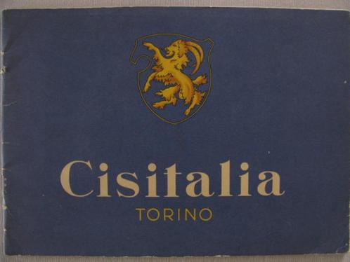 Cisitalia sales brochure 1947, Boeken, Auto's | Folders en Tijdschriften, Gelezen, Overige merken, Ophalen of Verzenden