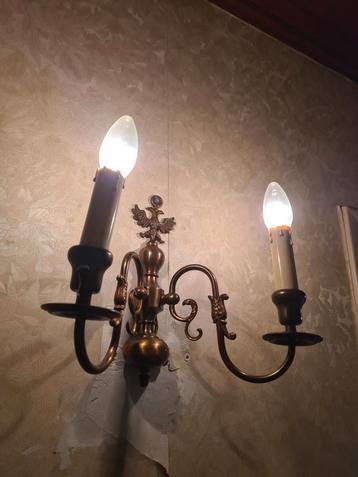vintage/antieke muur kandelaar wandlamp beschikbaar voor biedingen