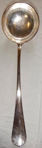Zilveren en gestempelde pollepel in goede staat., Ophalen of Verzenden