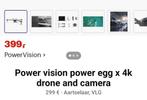 Power Vision Power Egg x 4K drone and camera, Ophalen, Nieuw