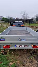 Saris plateau aanhanger 306x170 2700kg, Ophalen of Verzenden, Gebruikt