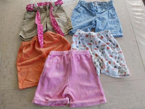 Lot de 5 shorts filette (2 ans)., Kinderen en Baby's, Kinderkleding | Maat 98, Zo goed als nieuw, Meisje, Broek, Ophalen