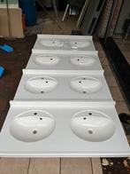 Opbouw dubbele wasbak, polyester, Ophalen, 100 tot 150 cm, Zo goed als nieuw, Nicole & Co