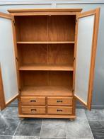 Teaken kast met 4 laden en 3 legplanken, Huis en Inrichting, Kasten | Overige, Ophalen, Gebruikt