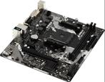 ASRock X370M-HDV R4.0 + Ryzen 5 2400GE +16GB, Gebruikt, DDR4, AM4, Ophalen of Verzenden
