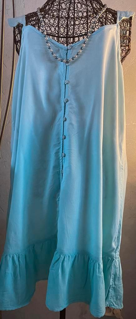 Clockhouse 42  Schattig licht Zomerjurkje, Kleding | Dames, Jurken, Zo goed als nieuw, Maat 38/40 (M), Blauw, Ophalen of Verzenden