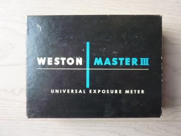 Universele lichtmeter WESTON MASTER III beschikbaar voor biedingen