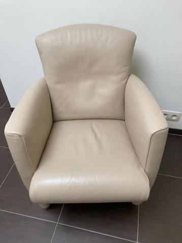 Jori éénpersoonszetel VINCI - leder - beige  beschikbaar voor biedingen