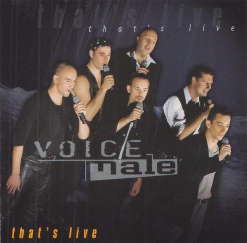 Voice male - That's live, CD & DVD, CD | Pop, 1980 à 2000, Envoi