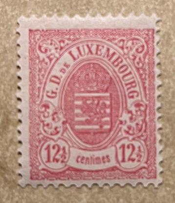 Timbre Luxembourg de 1880, neuf beschikbaar voor biedingen