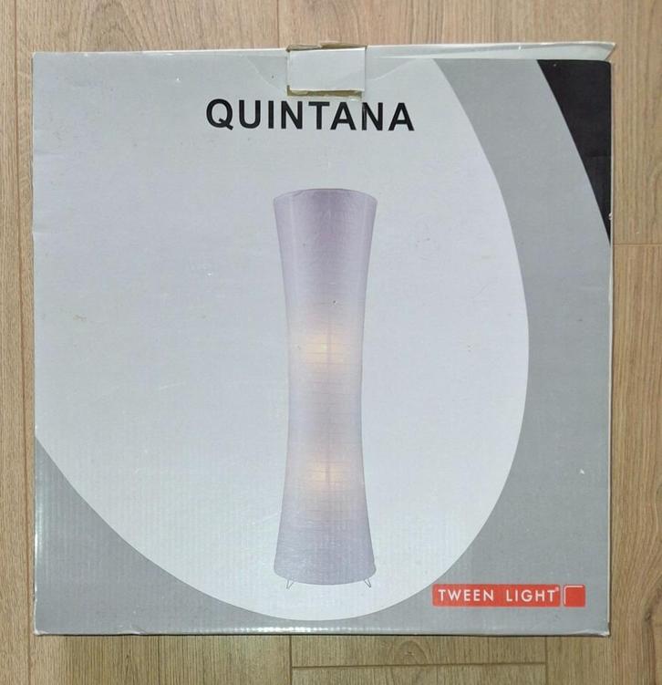 nieuwe vloerlamp nooit uitgepakt Quintana TWO LIGHT, Huis en Inrichting, Lampen | Vloerlampen, Nieuw, 100 tot 150 cm, Ophalen