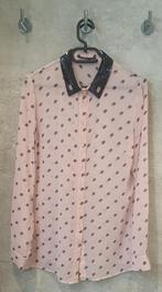 BLoes Guess - roze met pailettes aan kraag - medium, Comme neuf, Taille 38/40 (M), Rose, Guess