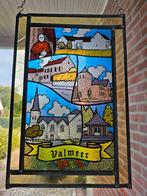 Gebrandschilderd glas-in-lood paneel 'Val-Meer', Antiek en Kunst, Ophalen