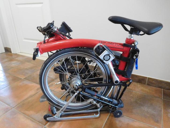 Brompton Vouwfiets, Fietsen en Brommers, Fietsen | Vouwfietsen, Gebruikt, Brompton, Versnellingen, Ophalen