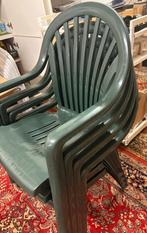 4 degelijke stoelen, Tuin en Terras, Ophalen, Zo goed als nieuw