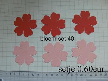 scrap bloemen vlinders knutselen zomer communie valentijn 4, Hobby en Vrije tijd, Scrapbooking, Ophalen of Verzenden, Nieuw, Scrap
