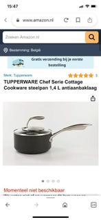 Tupperware chef series Cottage Cookware steelpan 2,5 Liter d, Huis en Inrichting, Nieuw, Ophalen of Verzenden
