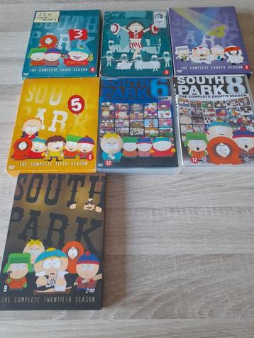 South park 3 2x 4 5 6 8 9 DVD'S COLLECTIE, CD & DVD, CD | Compilations, Enlèvement ou Envoi, Comme neuf, Coffret