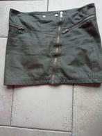 rok Anna van Toor 100% lamsleer gevoerd mt 40 khaki, Maat 38/40 (M), Overige kleuren, Anna van Toor, Verzenden