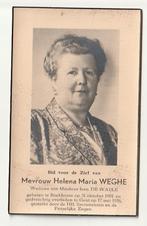 Helena WEGHE De Waele Boekhoute 1901 Gent 1956 (foto), Bidprentje, Verzenden