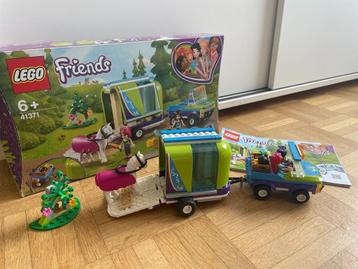 Lego friends La remorque à chevaux de Mia 41371, Enlèvement, Comme neuf, Ensemble complet, Lego